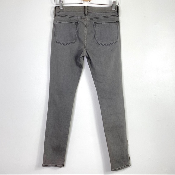 Frame Denim Le Skinny de Jeanne Zip Ankle Jeans - Picture 5 of 9